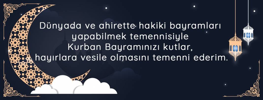 Hayırlı bayramlar! Yeni resimli Kurban Bayramı mesajları 4